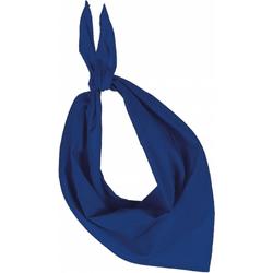 Zakdoek bandana kobalt blauw