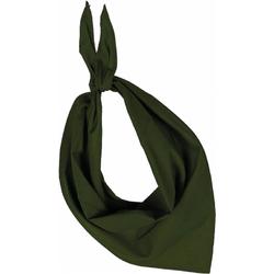 Zakdoek bandana olijf groen