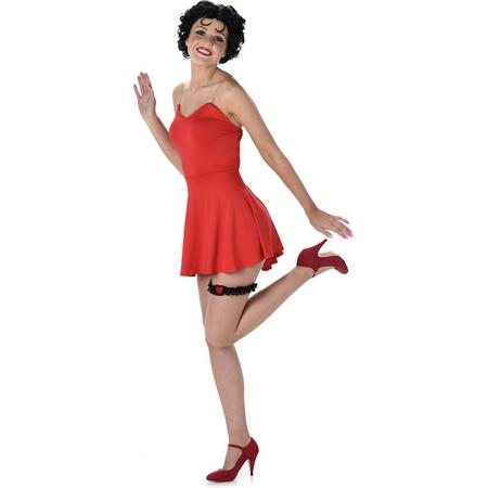 Karnival Kostumes Verkleedkleding Jurk Betty Boop voor vrouwen Rood  - L
