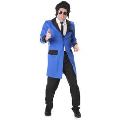 Rocking Billy Rock en Roll Kostuum Blauw Heren - Maat M