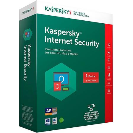 Kasperksy Internet Security 2019 (1 gebruiker, 1 jaar)