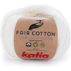 Katia Fair Cotton Ecru Naturel - 1 bol - biologisch garen - haakkatoen - amigurumi - ecologisch - haken - breien - duurzaam - bio - milieuvriendelijk - haken - breien - katoen - wol - biowol