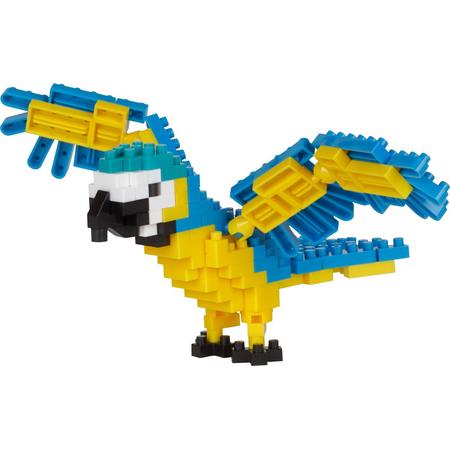 Nanoblock Blue and yellow Macaw - NBC-343 (ara)