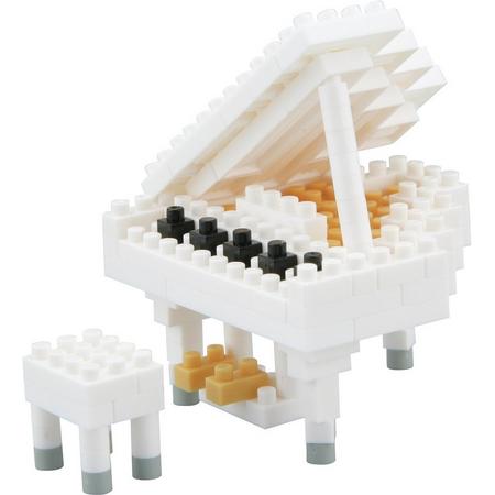 Nanoblock Grand Piano White NBC-053 by Kawada