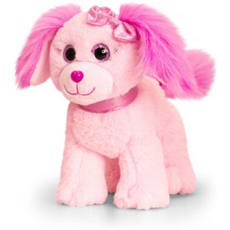 Glitter Gems Roze Puppy 25 cm