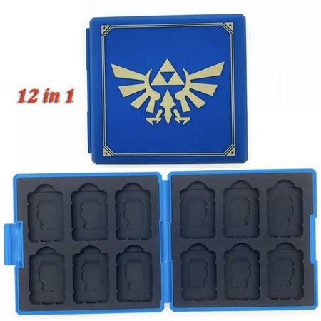 Nintendo switch - Game card case - spel hoesje - opbergen spelletjes - opslag case - 12 plaatsen voor 12 Nintendo games - Zelda