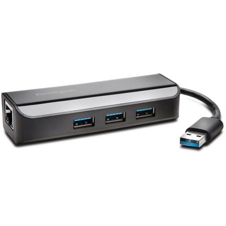 UA3000E USB 3.0 to Ethrn Adpt w USB Hub