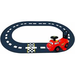 Kiddieland Disney Cars Lightning McQueen 3-in-1 Go-Go-Racer Ride-On with Track