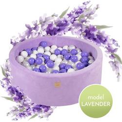 Ballenbak fluweel Lavendel 30cm - Ballen inbegrepen