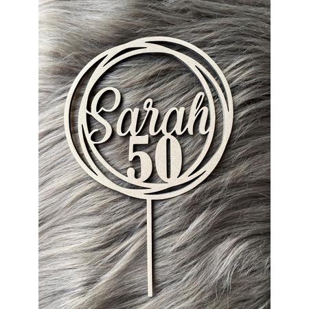 Taarttopper Sarah - 50 - verjaardag