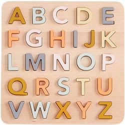 Houten alfabetpuzzel Kids Concept