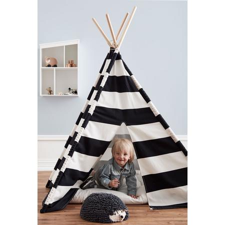 Kids Concept Tipi Tent - Zwart Wit