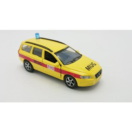 Volvo V70 - ambulance - MUG - België - met licht en geluid - geel