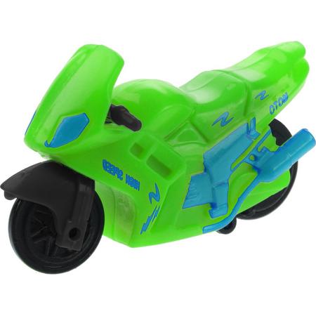 Kids Fun Motor Pull Back Groen 4,5 Cm