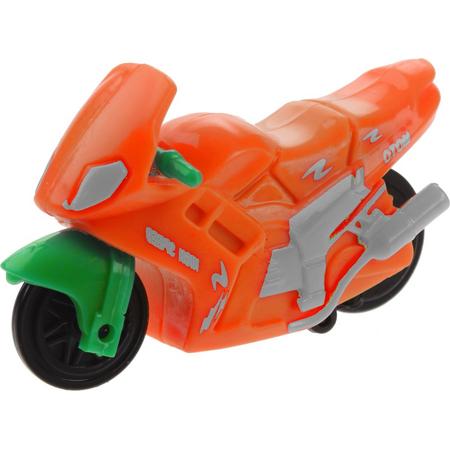 Kids Fun Motor Pull Back Oranje 4,5 Cm