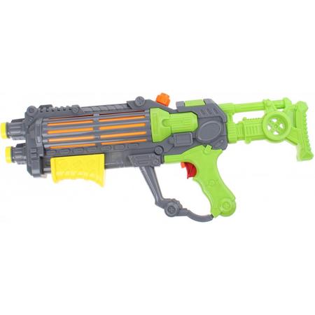 Kids Fun Waterpistool Space Gun 48 Cm Grijs/groen