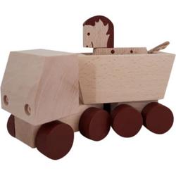 Paardenvrachtwagen - Houten speelgoed - Hout - paard - vrachtwagen - duurzaam - speelgoed - auto - dieren