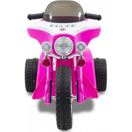 Elektrische kindermotor Wheely roze