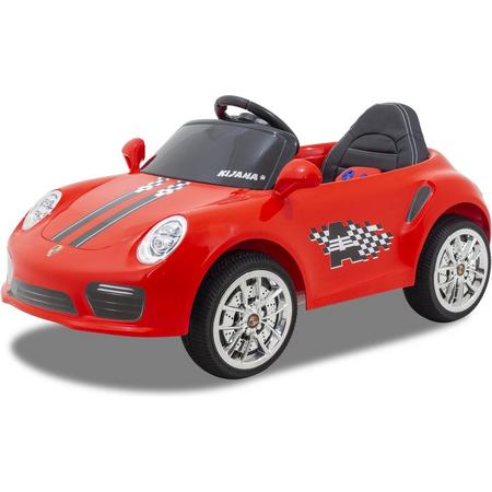 Kijana Elektrische Kinderauto Porsche Style Rood