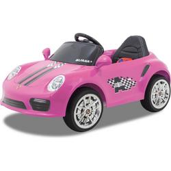 Kijana Elektrische Kinderauto Porsche Style Roze