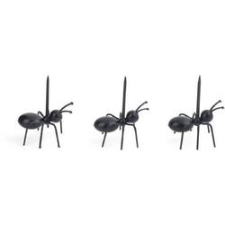 Kikkerland set van 20 cocktailprikkers mieren