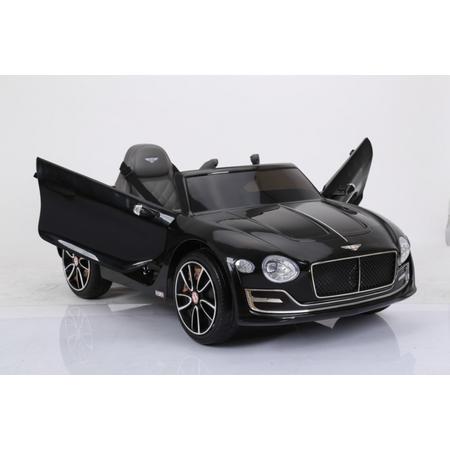 Elektrische Bentley EXP12 Metallic zwart 12v vleugeldeuren leder