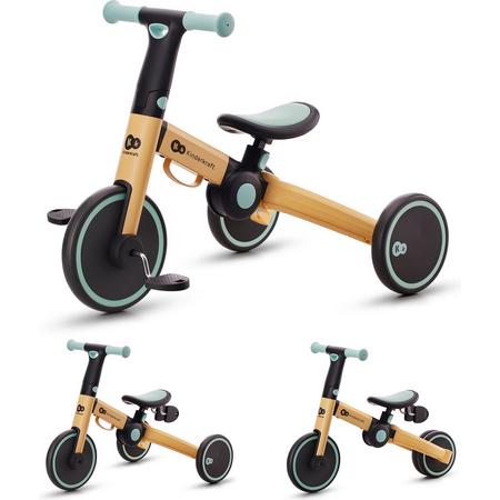 Kinderkraft 4Trike Vouw driewieler - Loopfiets - Balance Bike - Sunflower Blue