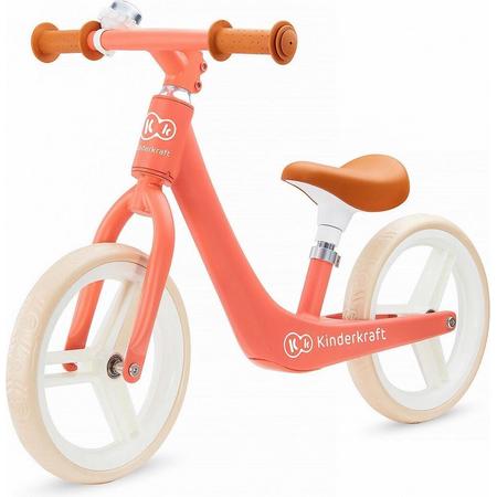 Kinderkraft Fly Plus Loopfiets - Balance Bike - Magic Coral