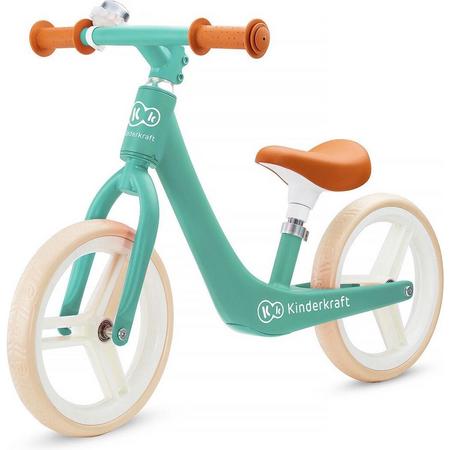Kinderkraft Fly Plus Loopfiets - Balance Bike - Midnight Green
