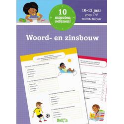 Kinderboeken Ballon Media educatieboek 10 minuten oefenen woord- en zinsbouw