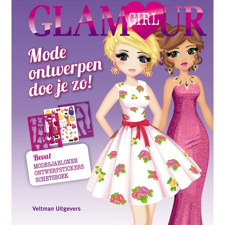 Kinderboeken Veltman Doeboek - Glamour girl: mode ontwerpen doe je zo.