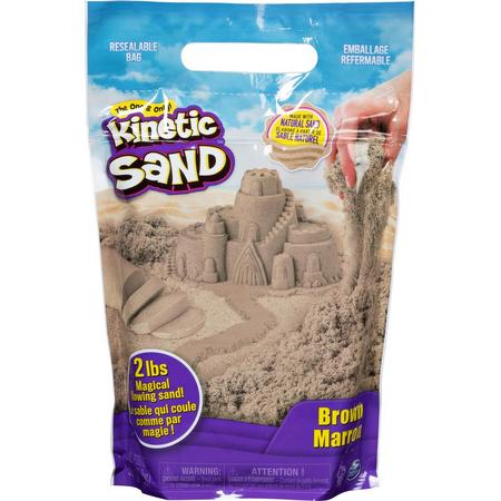 Kinetic Sand, het originele kneedbare, fascinerende speelzand, bruin, 0,9 kg