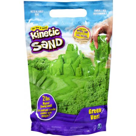 Kinetic Sand - speelzand om te mengen kneden en creëren -  907 g - Groen - Sensorisch speelgoed