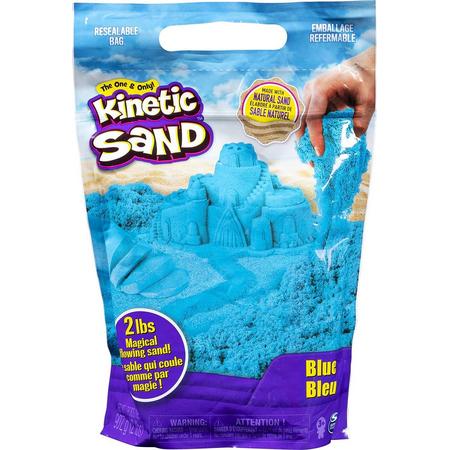 Kinetic Sand 907 g zak met magisch indoor speelzand blauw
