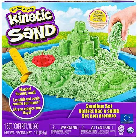 Kinetic Sand Sandbox Speelset Groen 454 gr