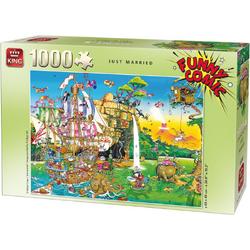 FUNNY COMIC 1000 PCS JUST MARRIED