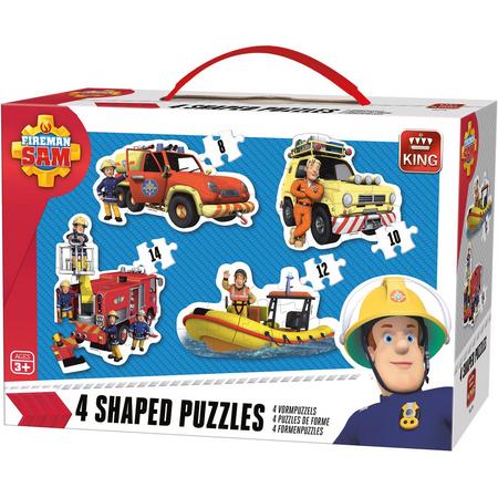 Fireman Sam 4in1 Shaped Puzzle