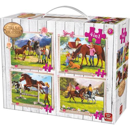 Girls & Horses 4in1 Kidspuzzle