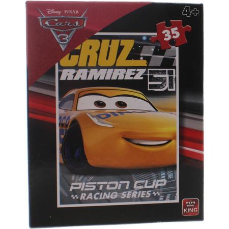 King Legpuzzel Disney Cars 3 - Cruz Ramirez 35 Stukjes