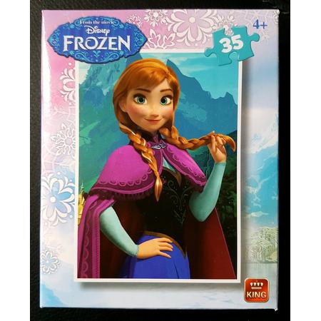 King Legpuzzel Disney Frozen - Anna 35 Stukjes