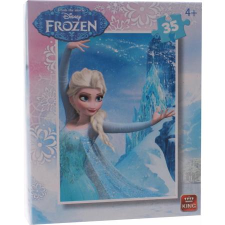 King Legpuzzel Disney Frozen - Elsa 35 Stukjes