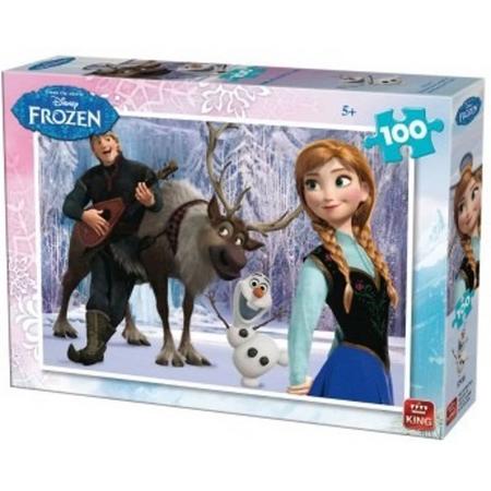 King Legpuzzel Disney Frozen-b 100 Stukjes
