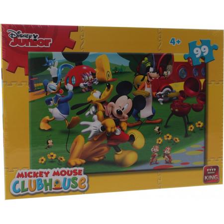 King Legpuzzel Disney Mickey Mouse Clubhouse 99 Stukjes