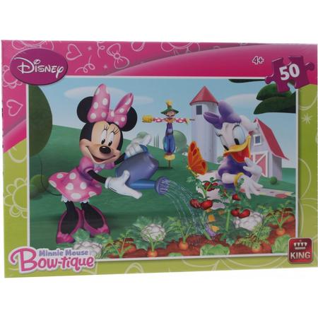 King Legpuzzel Disney Minnie Mouse Bow-tique 50 Stukjes