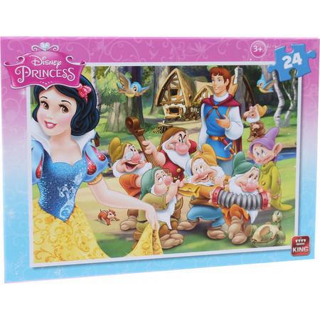 King Legpuzzel Disney Princess Sneeuwwitje 24 Stukjes