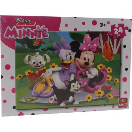 King Legpuzzel Minnie Mouse 24 Stukjes