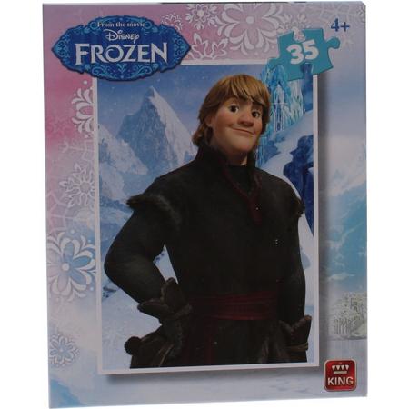 King Mini Legpuzzel Frozen - Kristoff 35 Stukjes