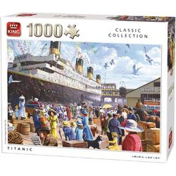 King Puzzel 1000 Stukjes (68 x 49 cm) - Titanic - Klassieke Legpuzzel - Volwassenen