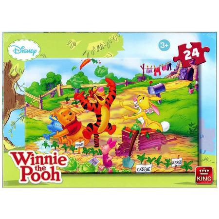 King Winnie The Pooh Legpuzzel 24 Stukjes