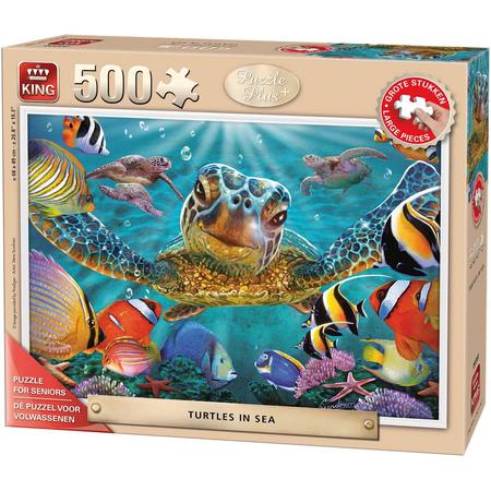 Puzzel Plus 500 Turtles In Sea